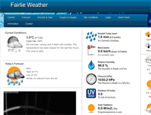 Tablet Screenshot of fairlieweather.com